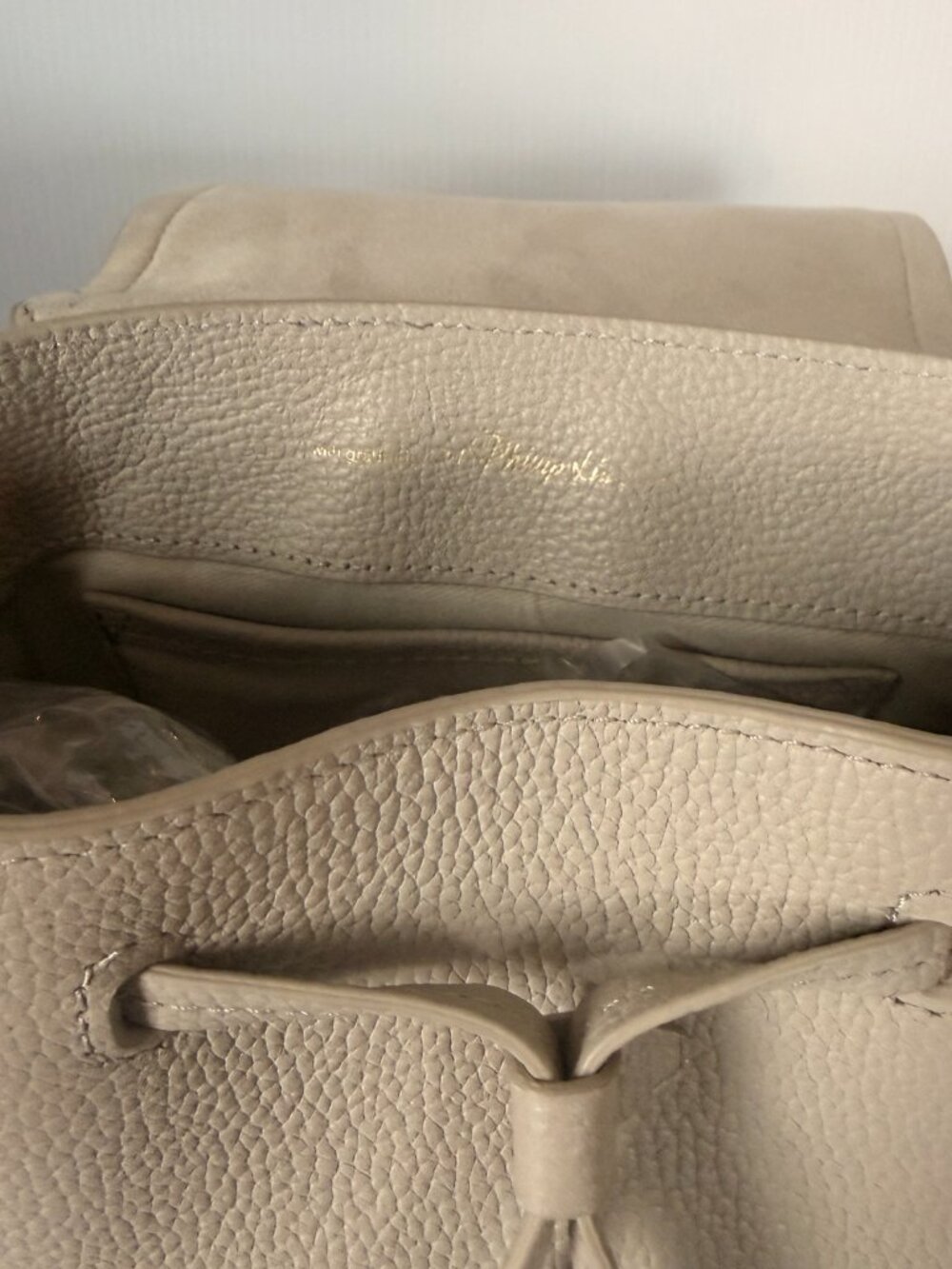 BRAND NEW Phillip Lim Calfskin Leather Backpack Creme-Beige - Picture 5 of 7